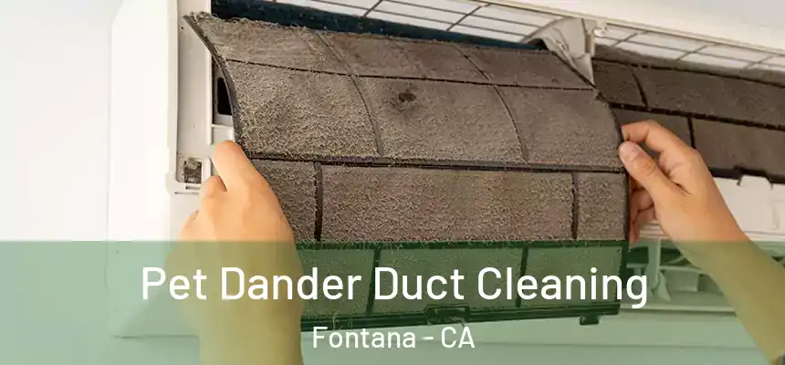 Pet Dander Duct Cleaning Fontana - CA